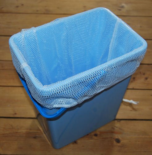 Pojemnik, wiaderko na pieluchy, 10l, niebieski